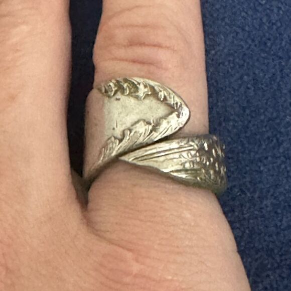 Vintage Silver Spoon Ring Very Unique! - Picture 1 of 8